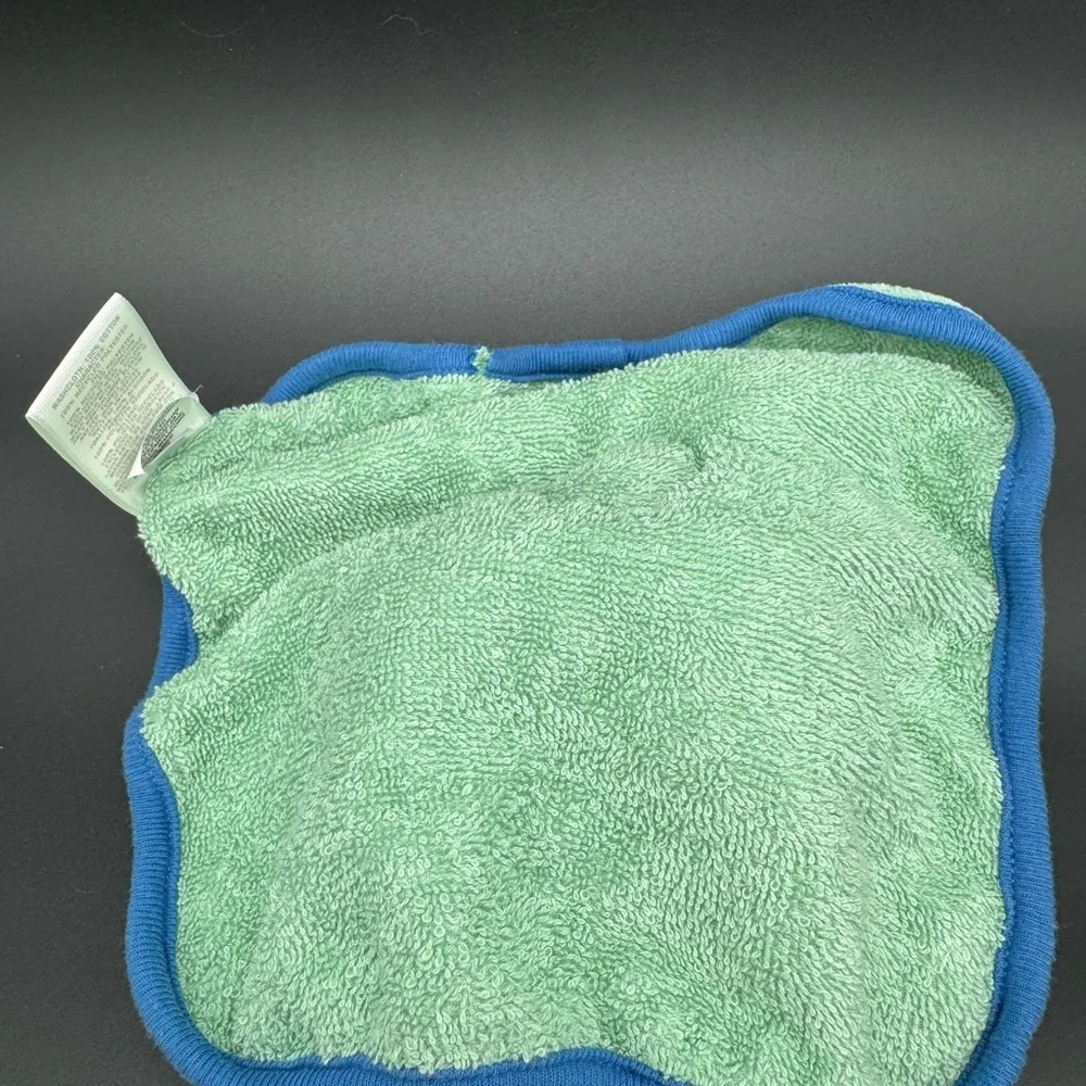 Cloud Island  Rhinoceros Lovey Blue Small Terry cloth 8.5 In